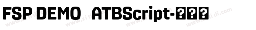 FSP DEMO   ATBScript字体转换